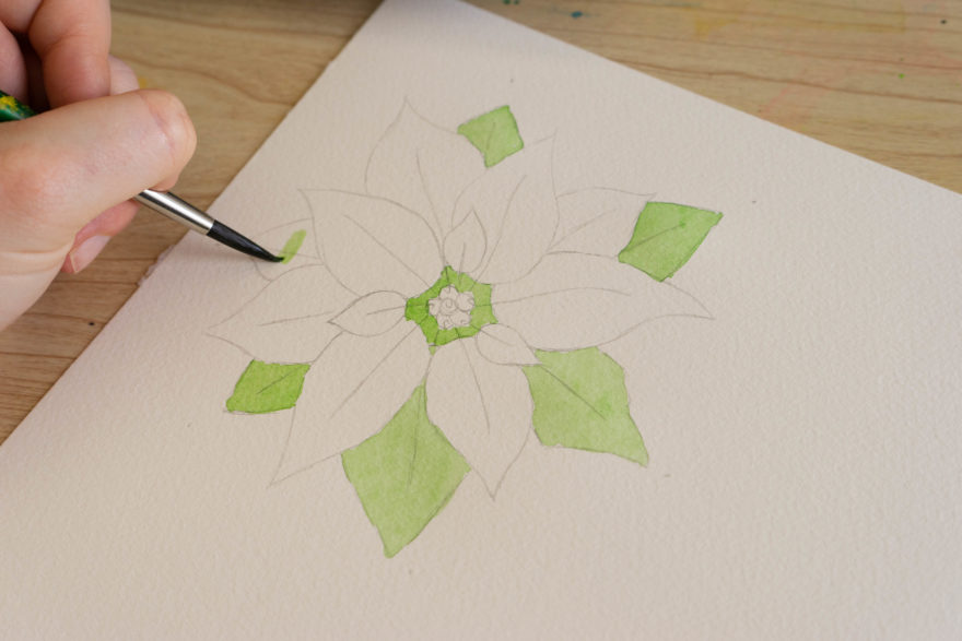 Filling in the green sections of the