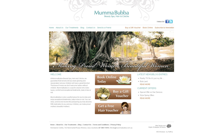 Mummabubba - Website Design