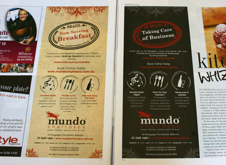 Mundo Churrasco - Style Magazine Advertisements