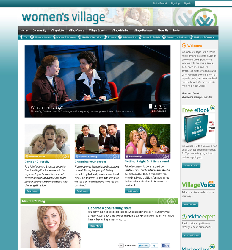 Women's Village - Homepage